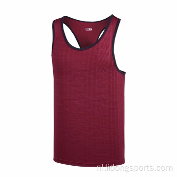 Sporttraining Fitness Ribbed Gym Tanktop Men